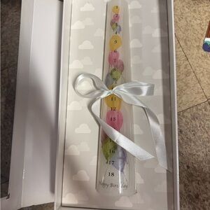 Colorful Birthday Countdown Candle